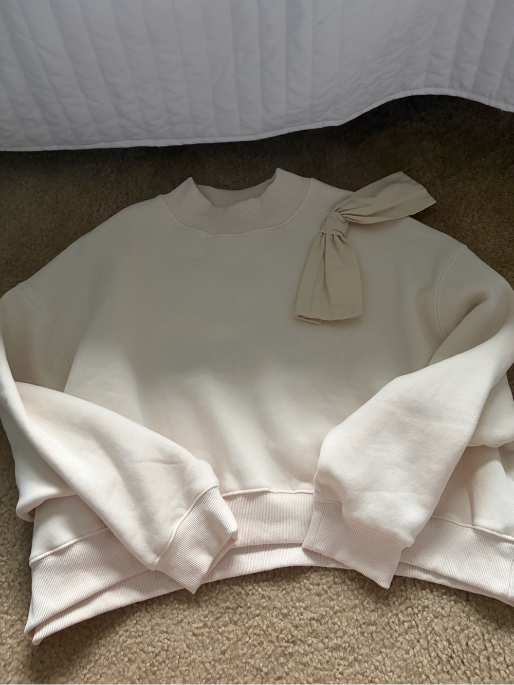 Dry goods bow sweater